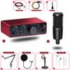 Combo Thu Âm Focusrite Solo Gen 4 Và Micro Audio Technica AT2020