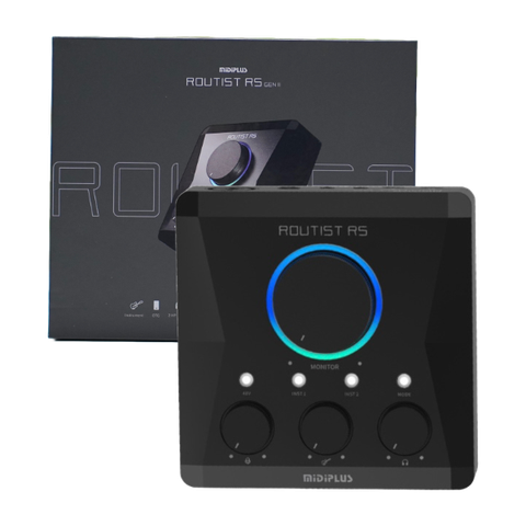 Soundcard Midiplus Routist RS Gen II Tích hợp nguồn 48V âm thanh Stereo