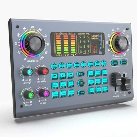 Sound card C100 Tích hợp Auto Tune hát live chuyên nghiệp