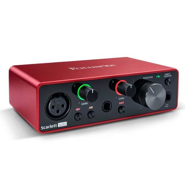 Sound Card Focusrite Scarlett Solo Gen 3 Cao Cấp