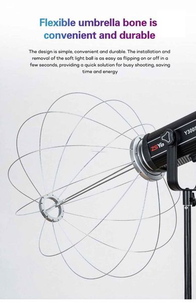 Softbox Cầu ZSYB 65cm Cao Cấp