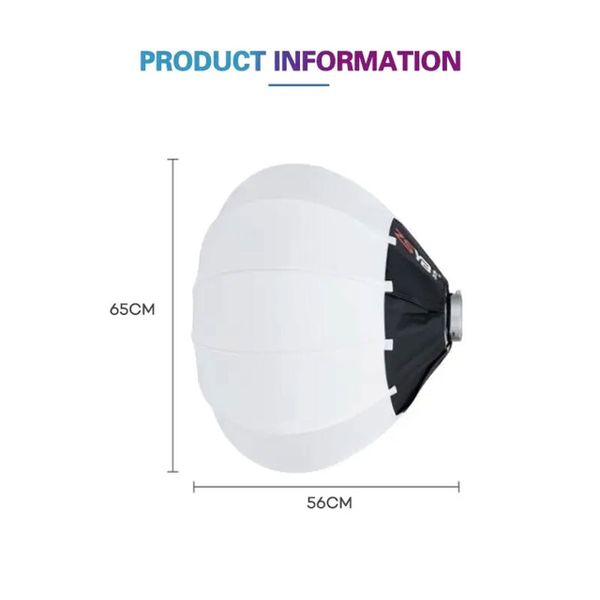 Softbox Cầu ZSYB 65cm Cao Cấp