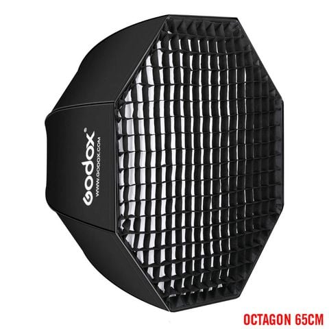 Softbox Godox Octagon Bát Giác 95cm Kèm Lưới