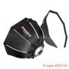 Softbox Parabolic Triopo K2-65 Cao Cấp Kèm Lưới