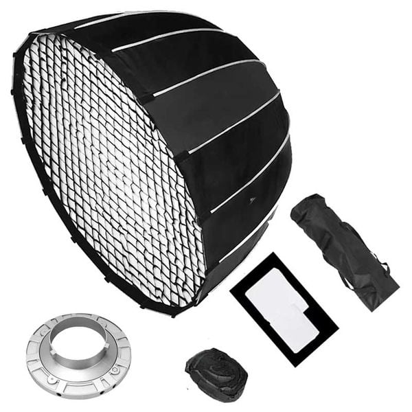 Softbox Lồng gà Parabolic 95cm kèm lưới chuyên dụng