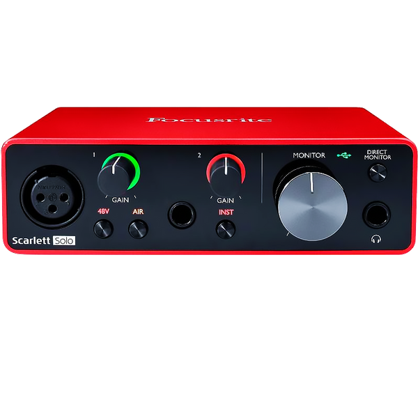 Combo Focusrite Solo Gen 3 Và Micro Takstar PC K200