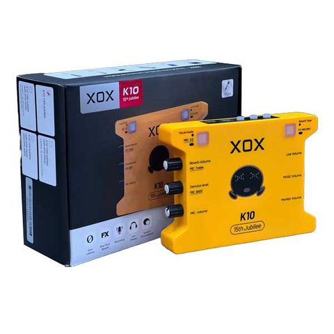 Sound card XOX K10 15th Bản mới nâng cấp 2025