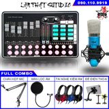 Sound Card H9 Bluetooth Và Micro Thu Âm ISK AT100