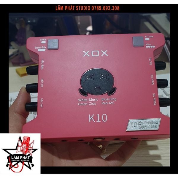 Sound Card XOX K10 Jubilee Bản Tiếng Anh 2020
