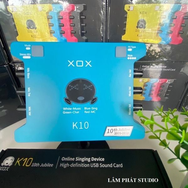 Sound Card XOX K10 Jubilee Bản Tiếng Anh 2020