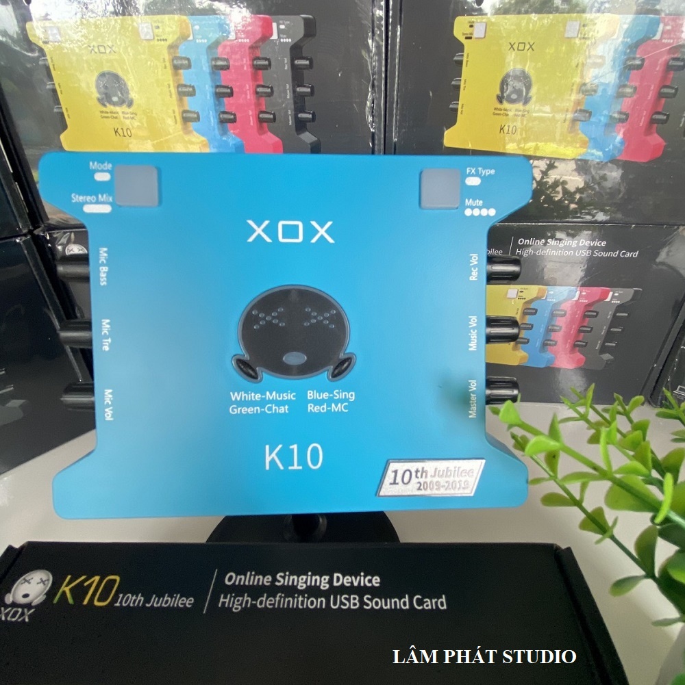 Combo livestream XOX K10 Và Micro ISK AT100 - THIẾT BỊ LIVESTREAM