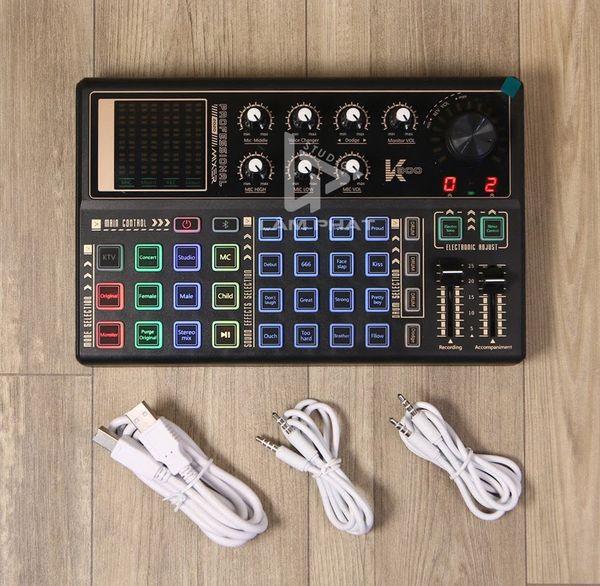 Sound Card K300 2021 Autotune Thu Âm Livestream Cực Hay