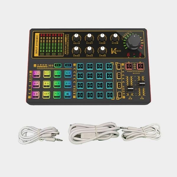 Sound Card K300 Autotune Và Micro Thu Âm ISK AT100 Chính Hãng