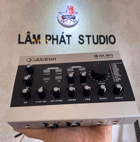 Sound Card Alctron U16K MK3 Thu Âm, Livestream Chuyên Nghiệp
