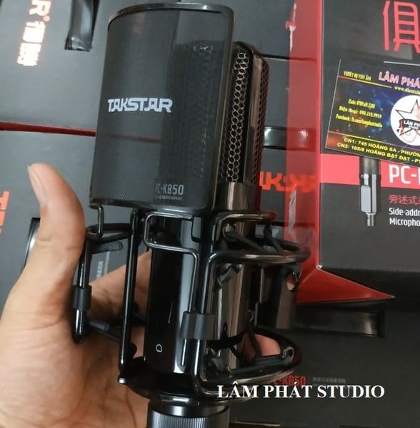 Micro Thu Âm Condenser Takstar PC K850 - Micro Thu Âm Chuyên Nghiệp