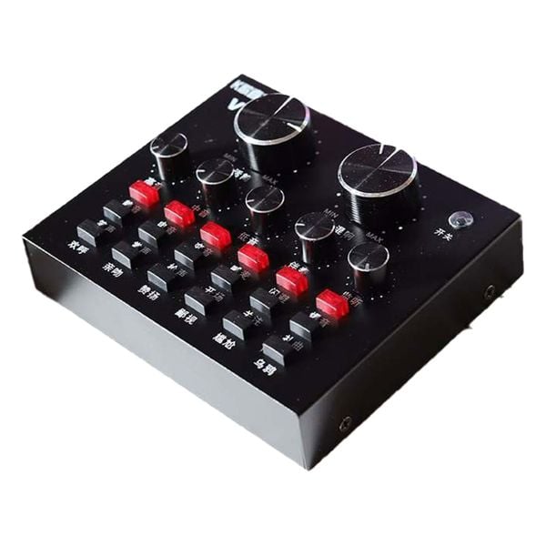 Sound Card V8 Thu Âm, Livestream Chuyên Nghiệp