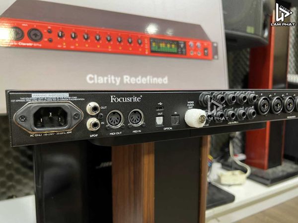 Focusrite Clarett+ 8Pre USB-C Sound card thu âm 8 kênh