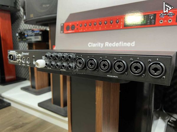 Focusrite Clarett+ 8Pre USB-C Sound card thu âm 8 kênh