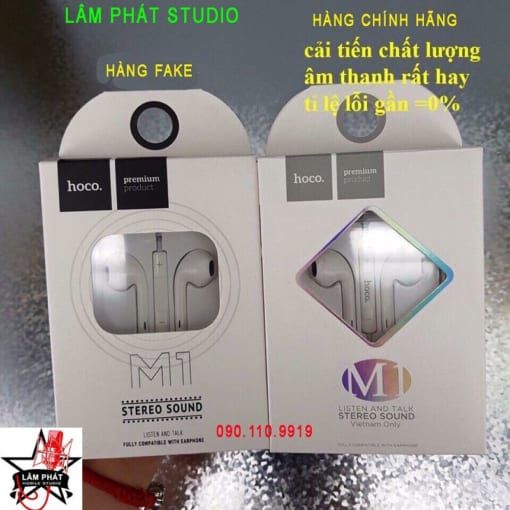 TAI NGHE STEREO HOCO M1 CHÍNH HÃNG