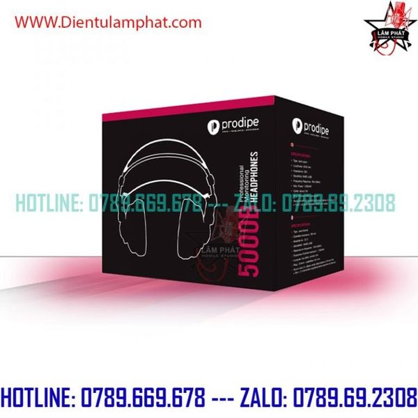 TAI NGHE KIỂM ÂM PRODIPE PRO 5000B CHÍNH HÃNG