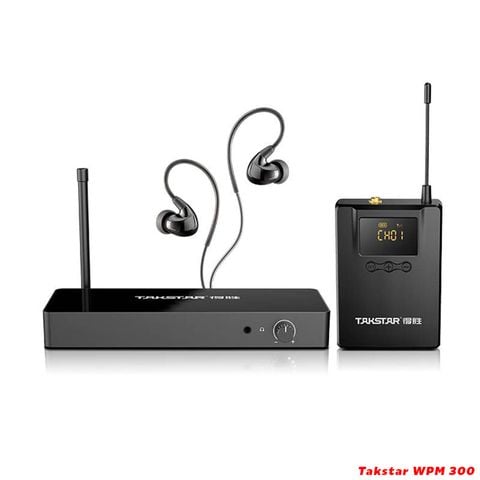  Takstar WPM 300 Bộ tai nghe không dây UHF 