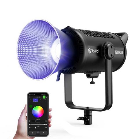 Tolifo X-180RGB Đèn led studio RGB công suất lớn tặng chóa đèn