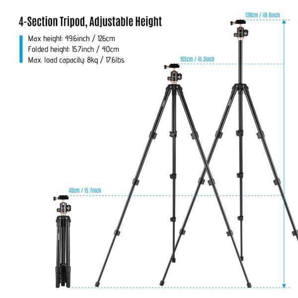 Tripod Andoer Q160SA chân máy ảnh