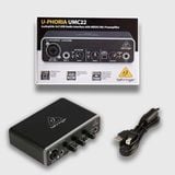 Combo Thu Âm Behringer UMC22 Và Micro AKG P220 - Phụ Kiện Xịn