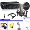 Combo Thu Âm Behringer UMC22 Và Micro Thu Âm RODE NT1A