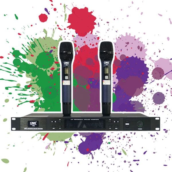 Micro Không Dây Karaoke CAVS V5 Chính Hãng