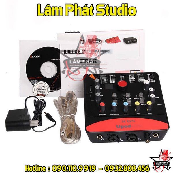 Combo Thu Âm Upod Pro Và Micro MA87