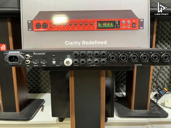 Focusrite Clarett+ 8Pre USB-C Sound card thu âm 8 kênh