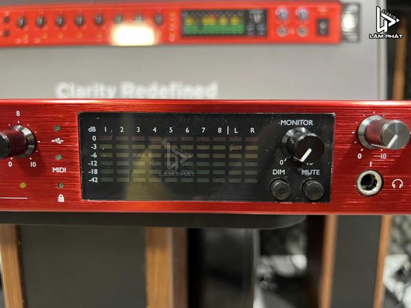 Focusrite Clarett+ 8Pre USB-C Sound card thu âm 8 kênh