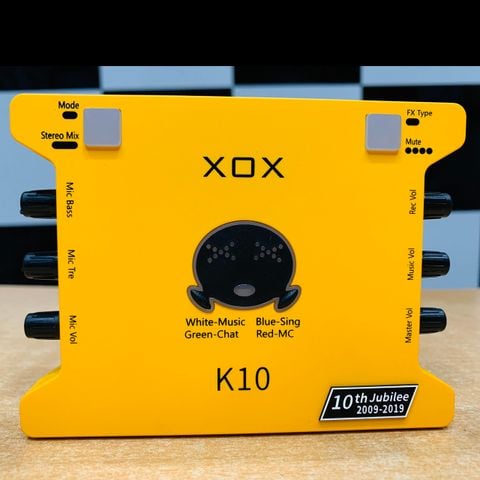  Sound Card XOX K10 Jubilee Bản Tiếng Anh 2020 