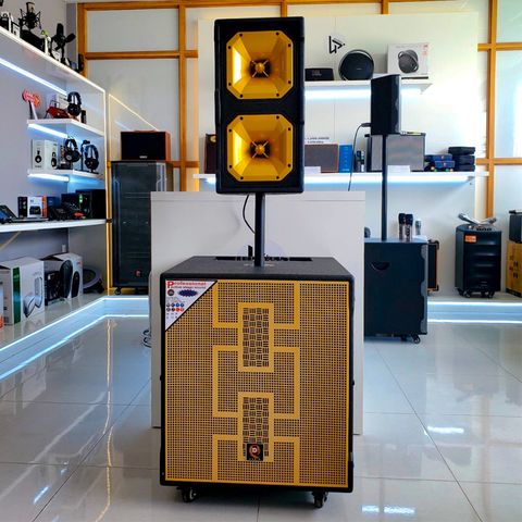  Loa Karaoke K1050 Bass 5 Tấc - Cột Đơn Chống Hú 