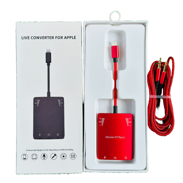Sạc Live DT5 Pro Bộ phụ kiện livestream vừa sạc vừa live cho IPhone, Ipad