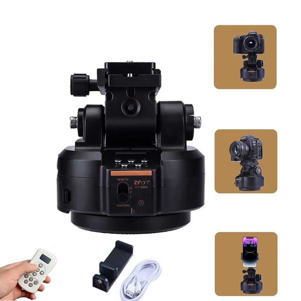 Gimbal ZIFON YT-2000 Đầu Xoay Tự Động Autofocus livestream chuyên nghiệp