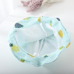 Mũ rộng vành cho bé LOBY vải mềm in họa tiết hoa quả dễ thương M0109011
