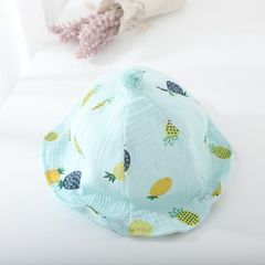 Mũ rộng vành cho bé LOBY vải mềm in họa tiết hoa quả dễ thương M0109011