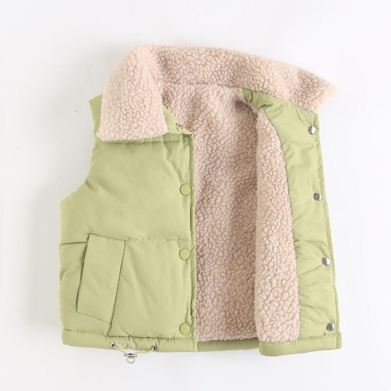 Áo phao gile cho bé LOBY lót lông cừu siêu ấm AK0111013