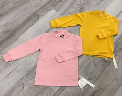 Áo thu đông giữ nhiệt cho bé gái LOBY cổ 3 phân AL0112006