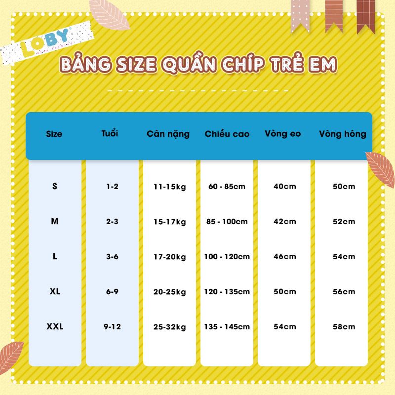 Quần chip bé gái LOBY in hình công chúa dễ thương QC0114009