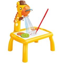 Bảng vẽ tranh có chiếu sẵn hình mẫu để bé vẽ theo hình hươu cao cổ D0108048