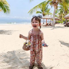 Bộ đồ mùa hè bé gái LOBY thiết kế 2 dây mát mẻ B0103005