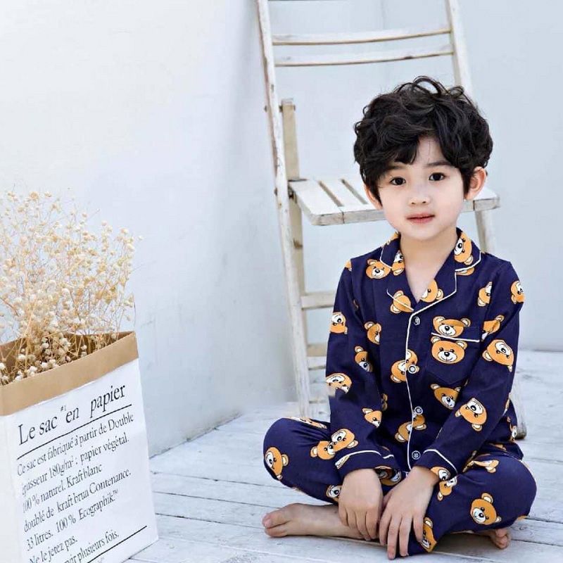 Bộ pijama cho bé LOBY in họa tiết ngộ nghĩnh B0503127