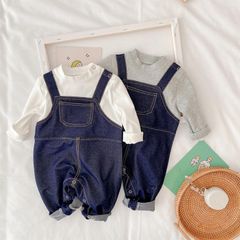 Body thu đông cho bé LOBY kiểu dài tay giả yếm B0503112