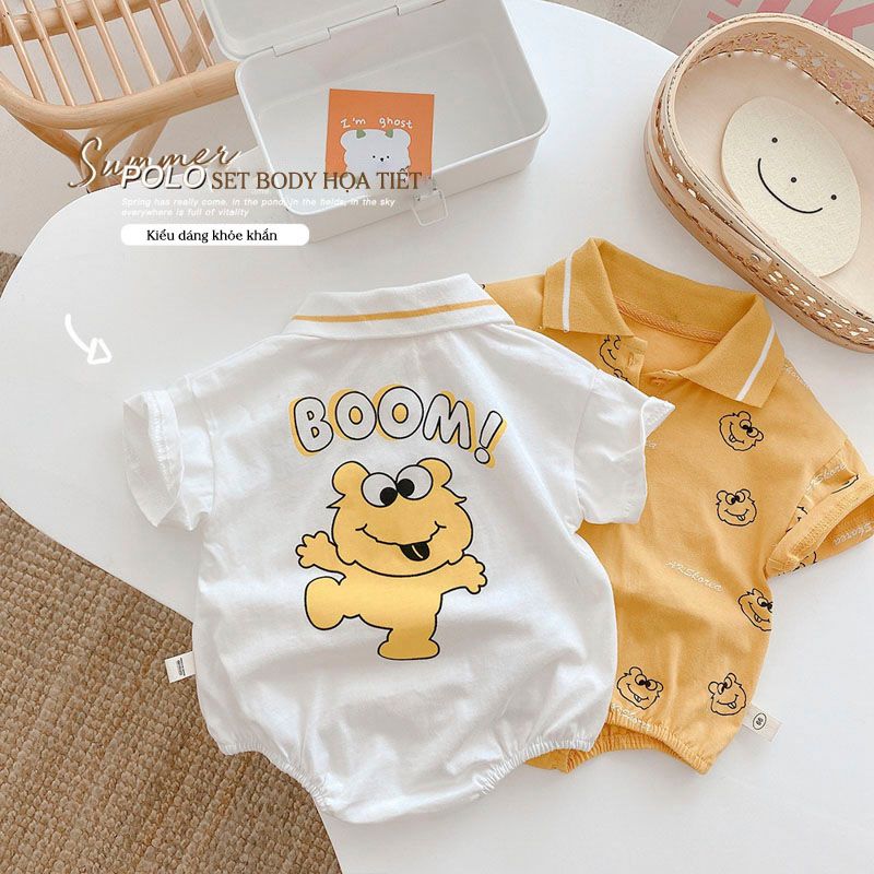 Body mùa hè cho bé LOBY kiểu áo polo B0503117