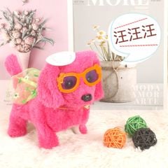 Chó đồ chơi biết di chuyển vẫy đuôi chạy pin D0108046