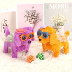 Chó đồ chơi biết di chuyển vẫy đuôi chạy pin D0108046