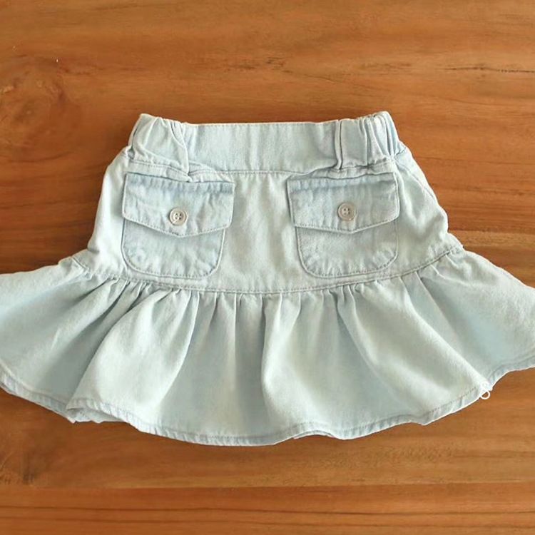 Chân váy bò bé gái LOBY dáng xòe điệu đà CV0106020